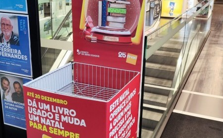 FNAC desafia clientes a doarem livros usados e iluminarem o Natal de alguém