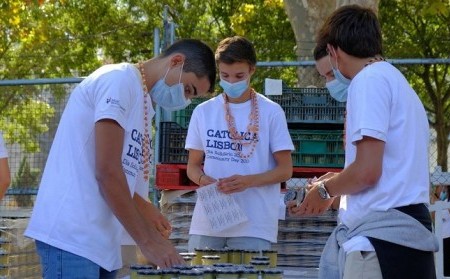 A Bolsa do Voluntariado organizou o acolhimento dos caloiros da UCP